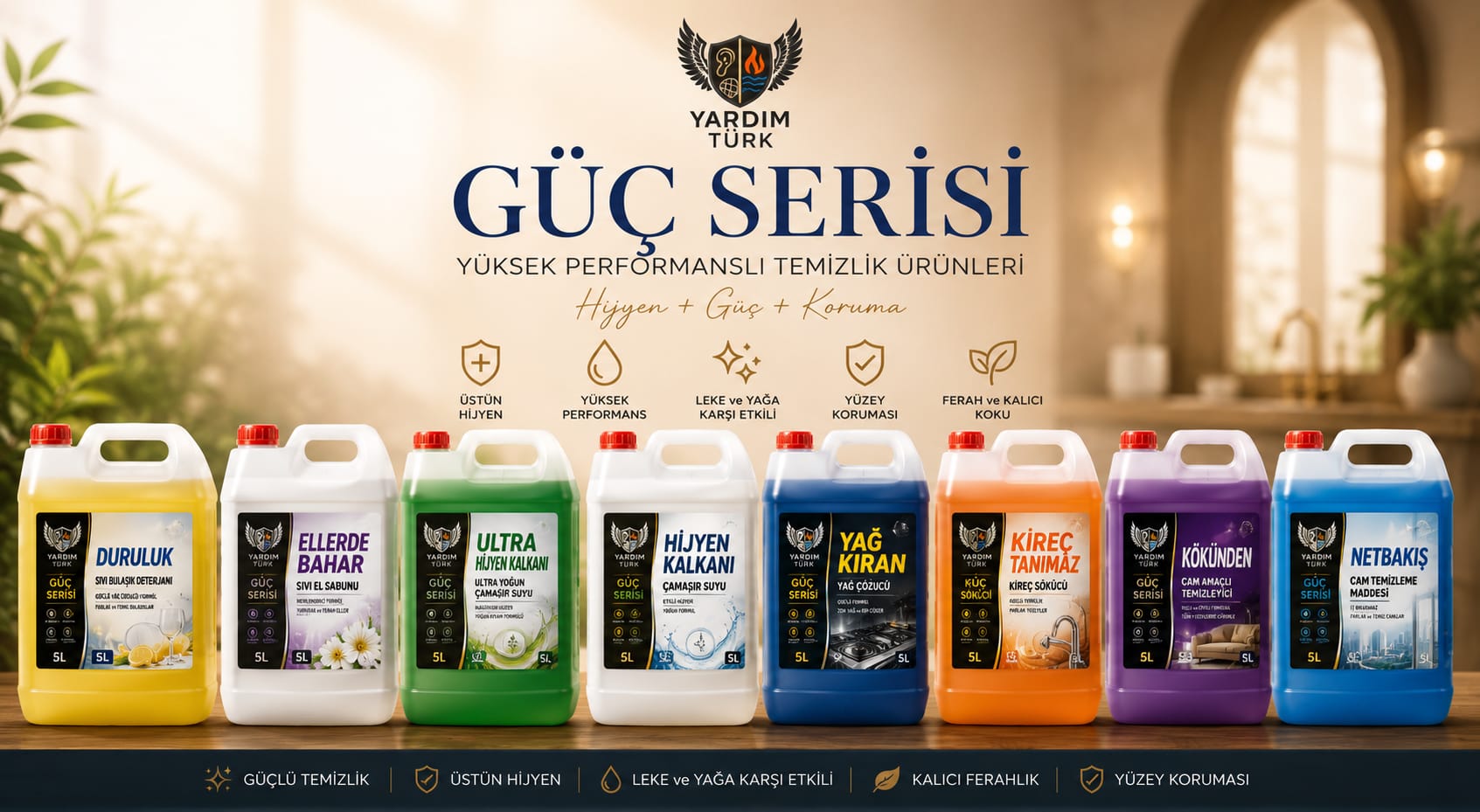 Yardım Türk Güç Serisi | Profesyonel Temizlik Ürünleri